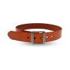 ROSEDALE - Women's Tan Genuine Leather Belt With Square Silver Buckle