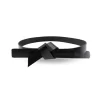 ALEXANDRIA - Women's Black Genuine Leather Belt