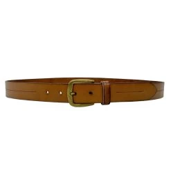 ANDREW - Mens Tan Genuine Leather Belt