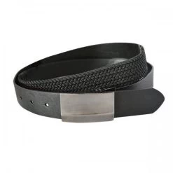 BRIXTON - Mens Black Genuine Leather Flexi-Belt
