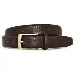 BRECON - Mens Brown Genuine Leather Belt