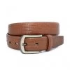 DACIC - Mens Brown Faux Snakeskin Leather Belt