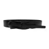 FRESHWATER - Black Genuine Leather Knot Waist Belt