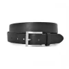 HECTOR - Mens Black Genuine Leather Belt