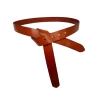 IVY - Women's Stud Closure Leather Belt