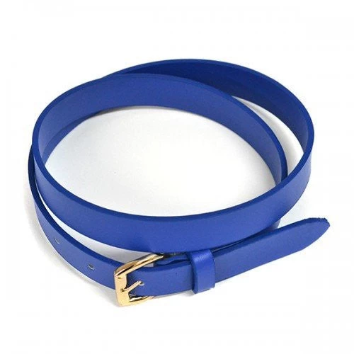 MYRA - Womens Blue Genuine Leather Belt - Image 2