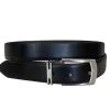 CHRISTIAN - Men's Black Genuine Leather Belt