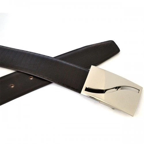 OAKLEY - Mens Brown Tapered End Leather Belt - Image 5