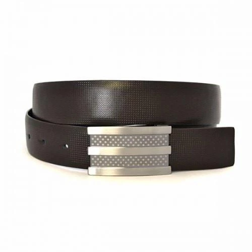 RAFAEL - Mens Black And Brown Leather Reversible Belt - Image 2