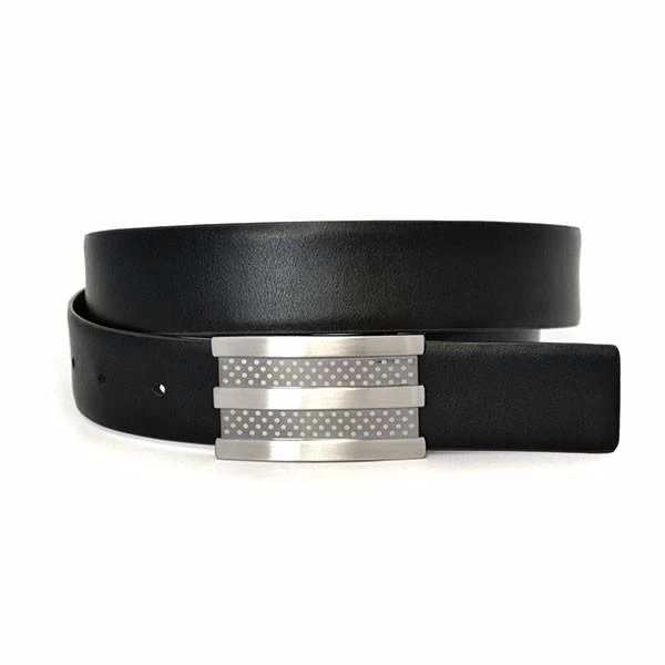 RAFAEL - Mens Black And Brown Leather Reversible Belt