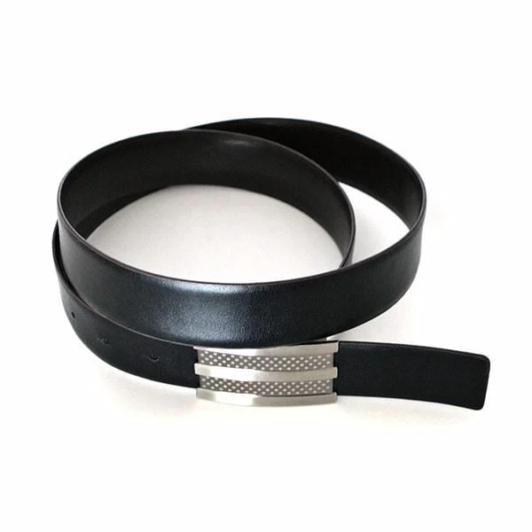 RAFAEL - Mens Black And Brown Leather Reversible Belt - Image 3
