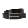 BOND - Mens Black And Brown Reversible Bonded Leather Belt