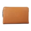 SORRENTO - Cognac Structured Saffiano Clutch