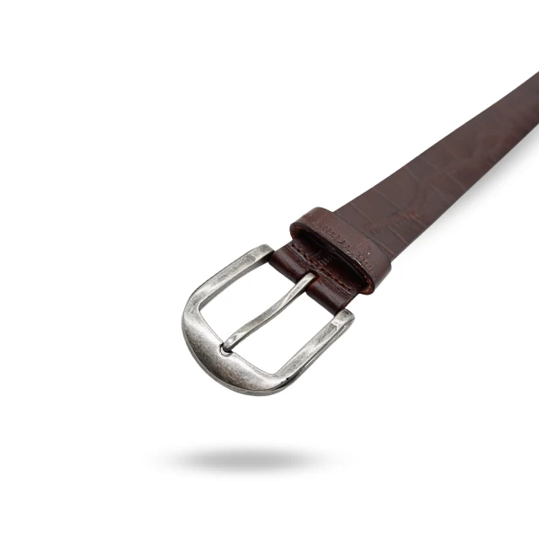 Bryce - Mens Brown Genuine Leather Belt - Image 3