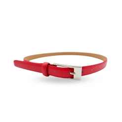 DEANEEN - Women's Red Genuine Leather Belt