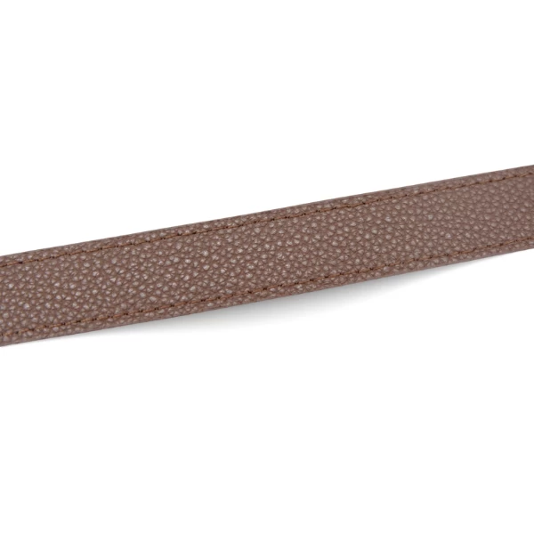 MARINA - Women's Latte Genuine Leather Knot Waist Belt - Image 8