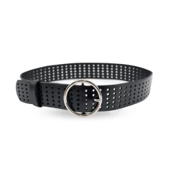 MIRANDA - Women's Black Genuine Leather Belt
