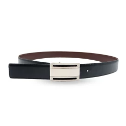 OLIVER - Mens Black Leather Dress Belt