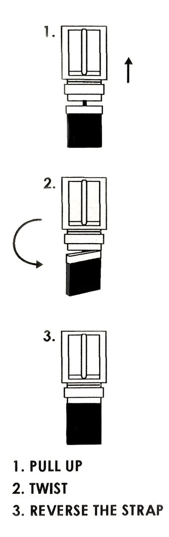 TONY - Mens Brown Genuine Leather Belt - Image 7